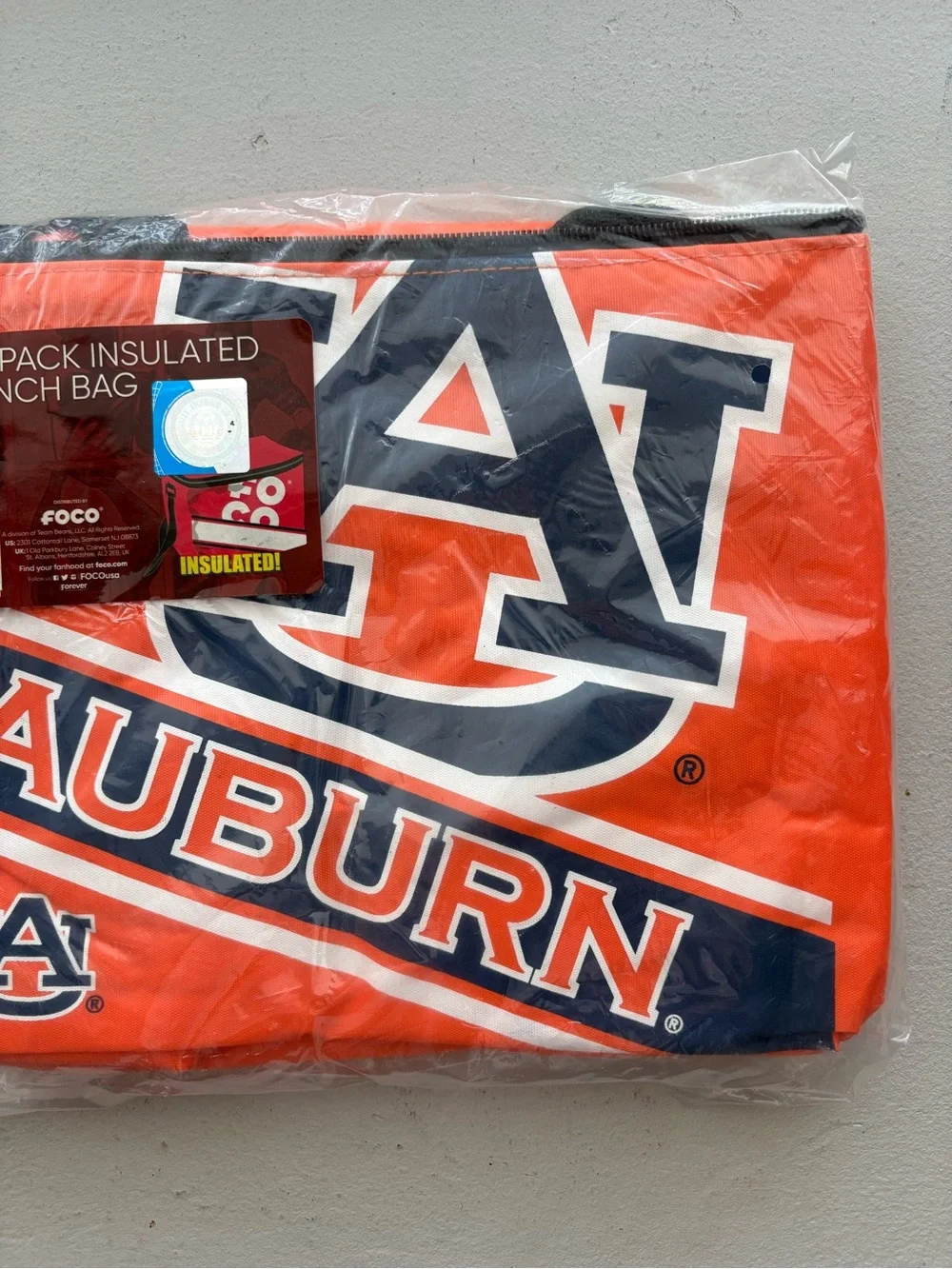 Auburn University Tigers 12-Pack Insulated Lunch Bag
